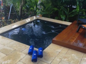Leisure fiberglass pool fiji plunge pool 